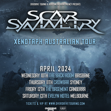 Ticket: Scar Symmetry - Australia April 2024