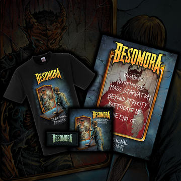 Besomora - 'Delusional Monster' CD + Shirt Bundle