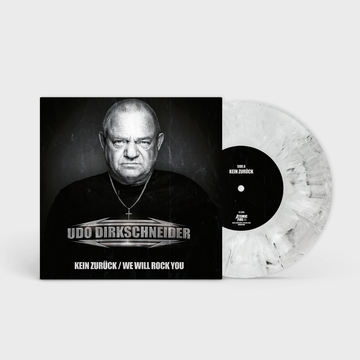 Udo Dirkschneider - 'Kein Zurück / We Will Rock You' 7" Black/White 1LP Vinyl